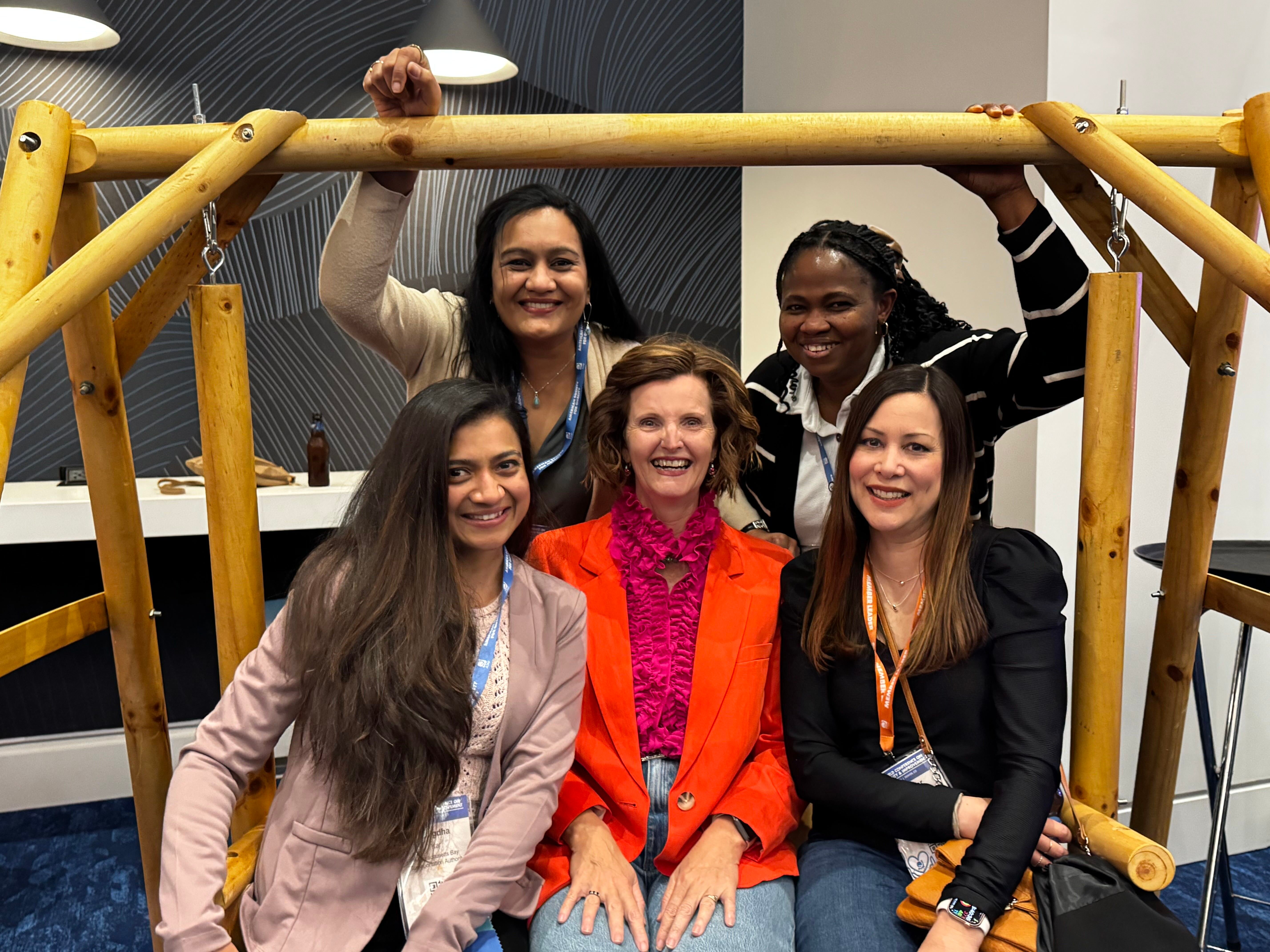 Group picture of Jackie and other attendees in ASQ World Conference