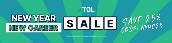 New Year New Career Sale Save 25%