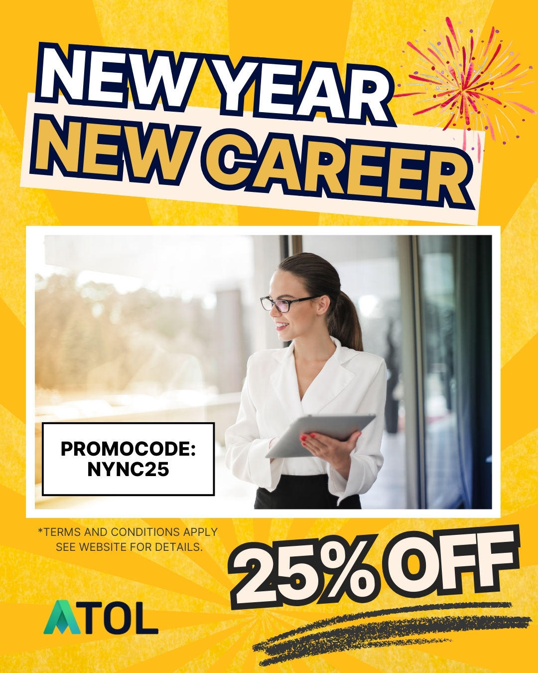 New Year New Career Save 25% New Year New Career Save 25%
